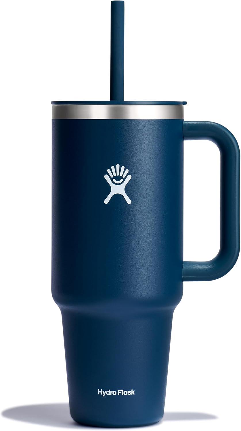 Indigo 40 oz Stainless Steel Travel Tumbler with Handle