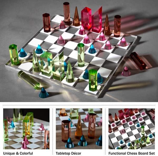 Trademark Games 2 Player Acrylic Chess