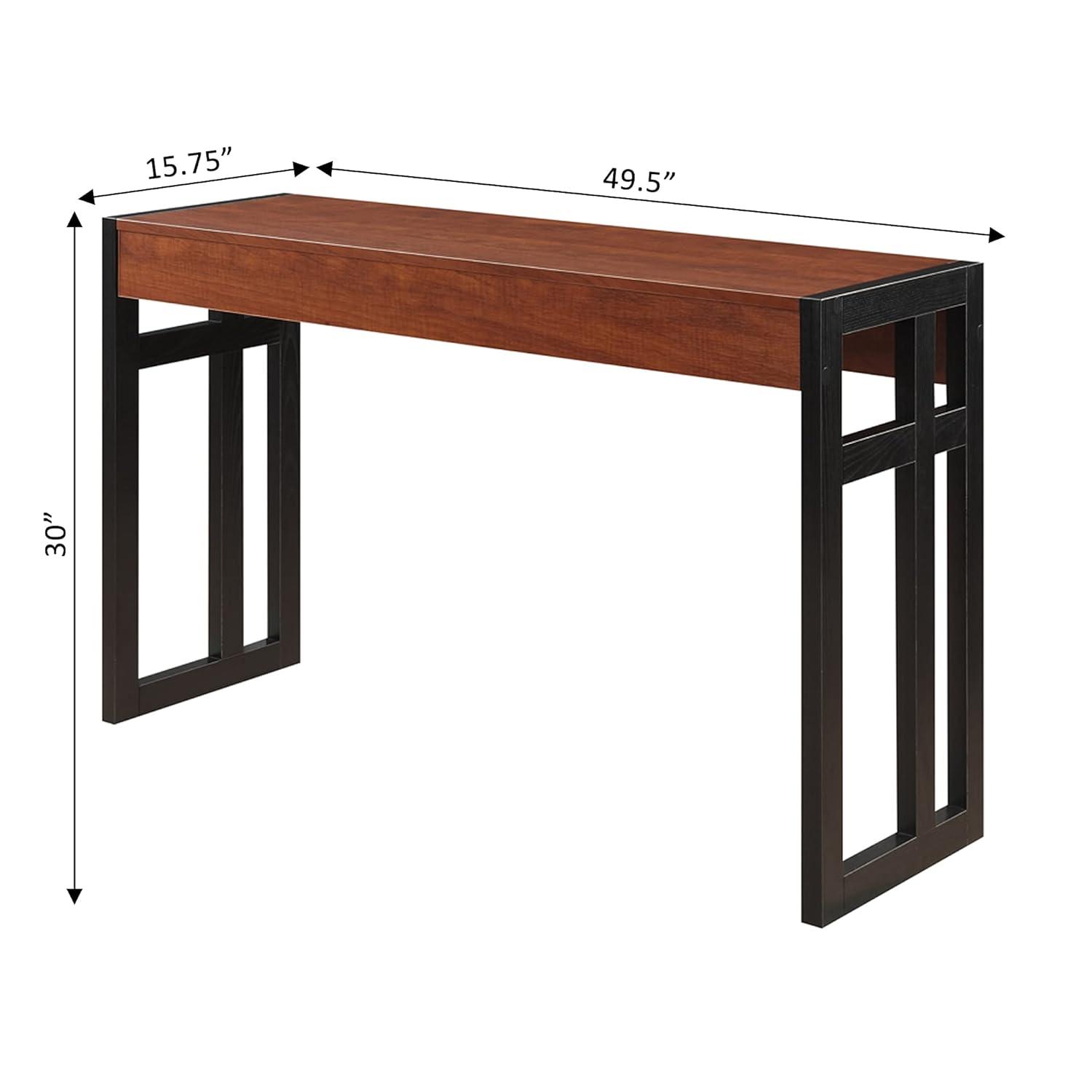 Convenience Concepts Monterey Console Table, Black/Cherry