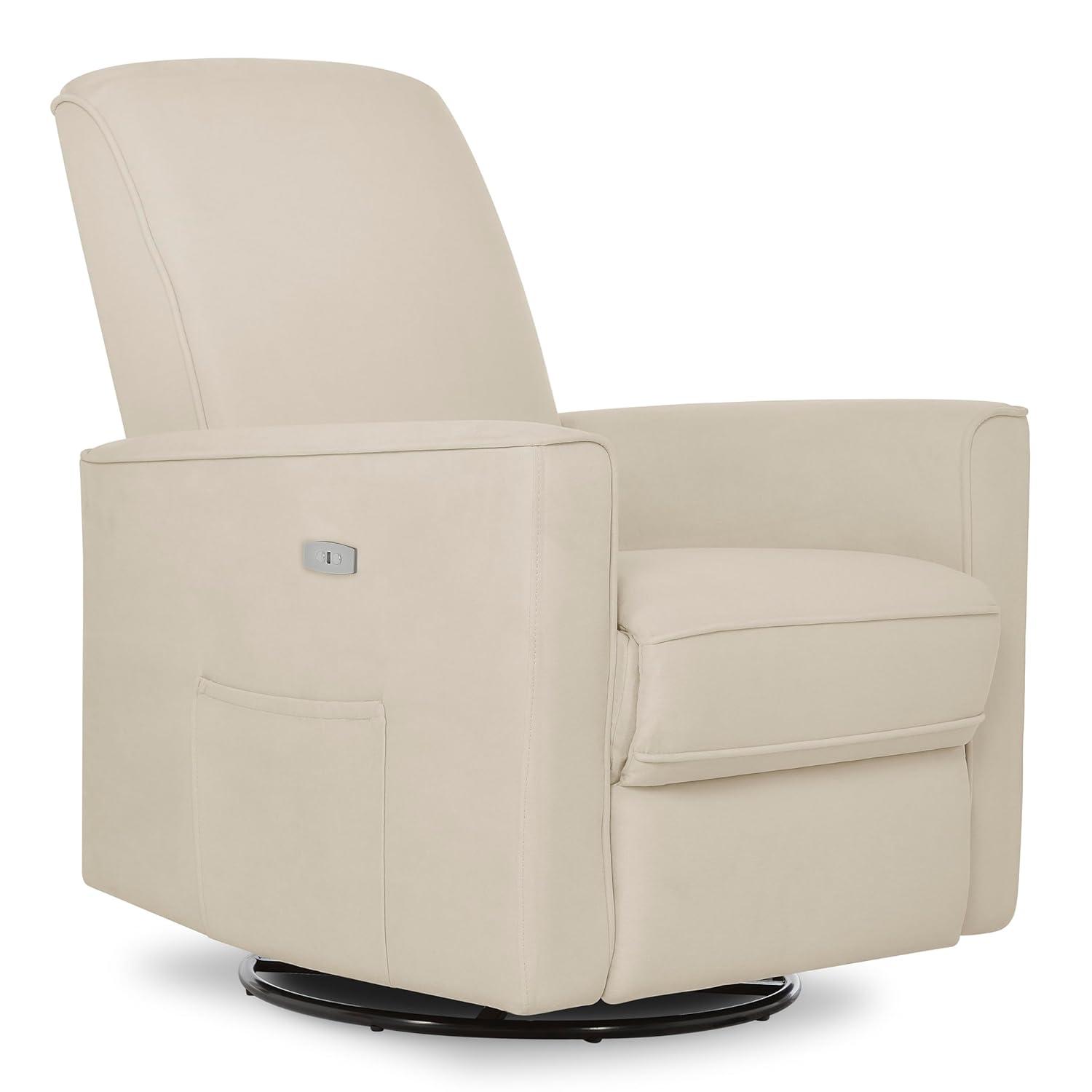 Evolur Greenguard Gold Certified Upholstered Swivel Reclining Glider