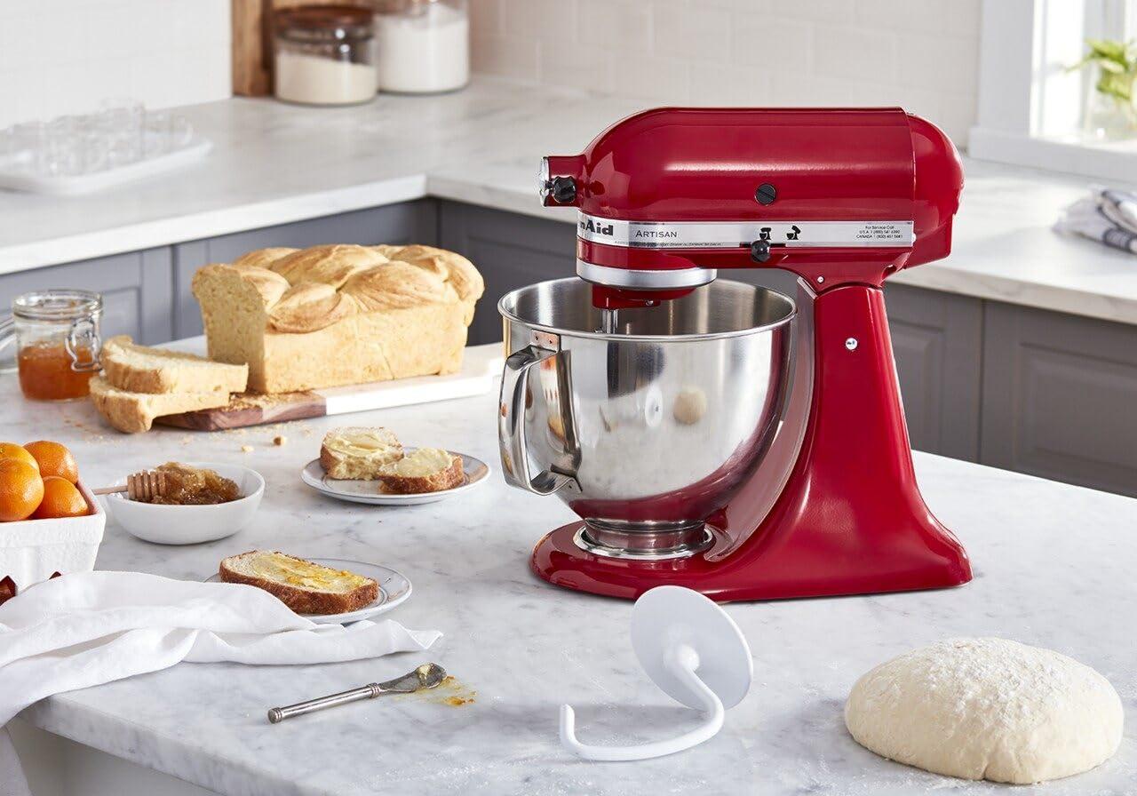 KitchenAid Stainless Steel Coated Dough Hook for Artisan Stand Mixers