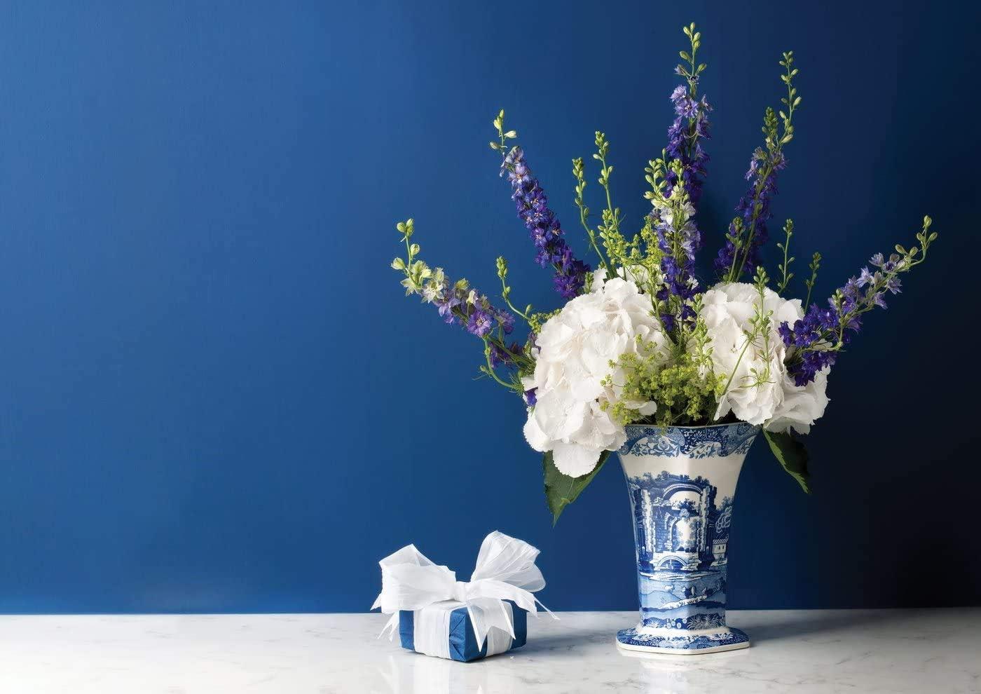 Spode Spode Blue Italian Hexagonal Vase 10.5"