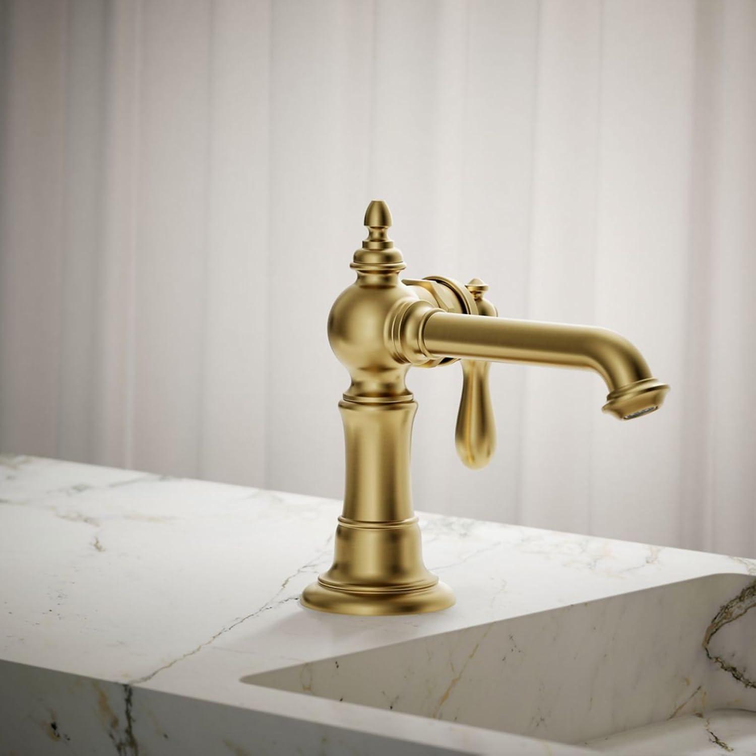 Artifacts® Single Hole Bathroom Faucet with Drain Assembly