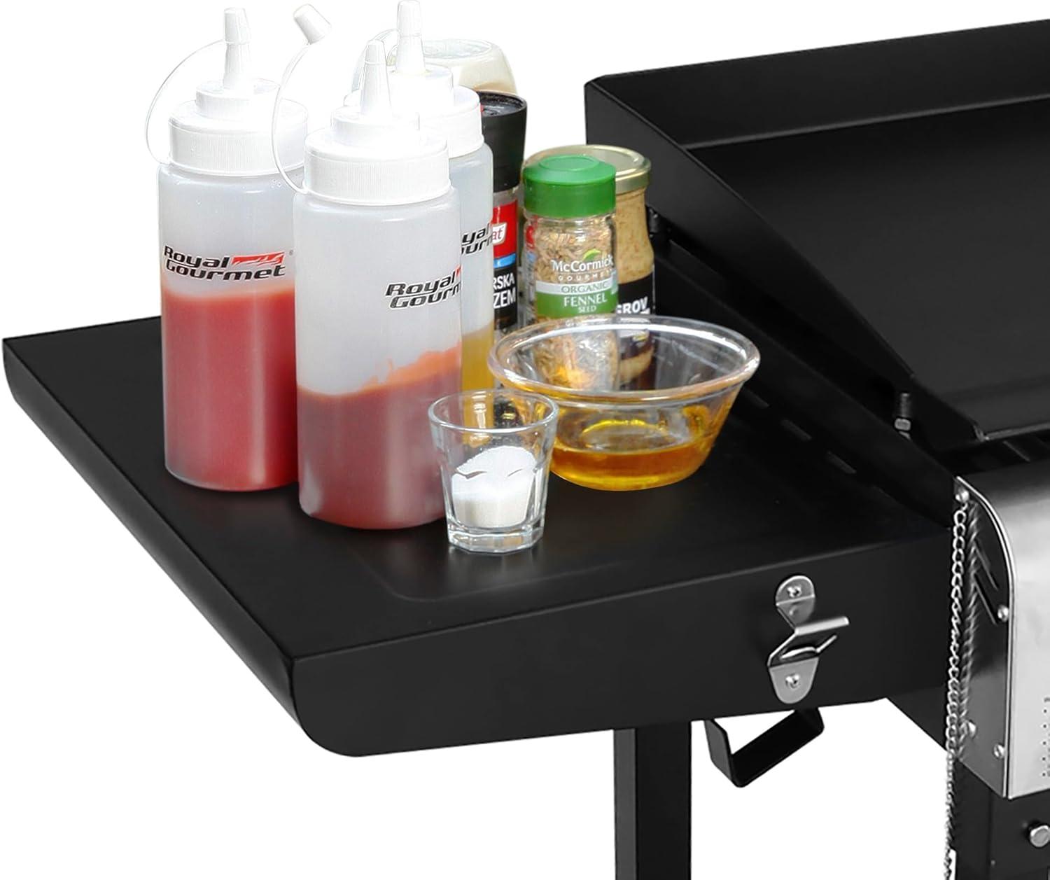 Royal Gourmet 4 - Burner Gas Grill and Griddle Combo with Side Table