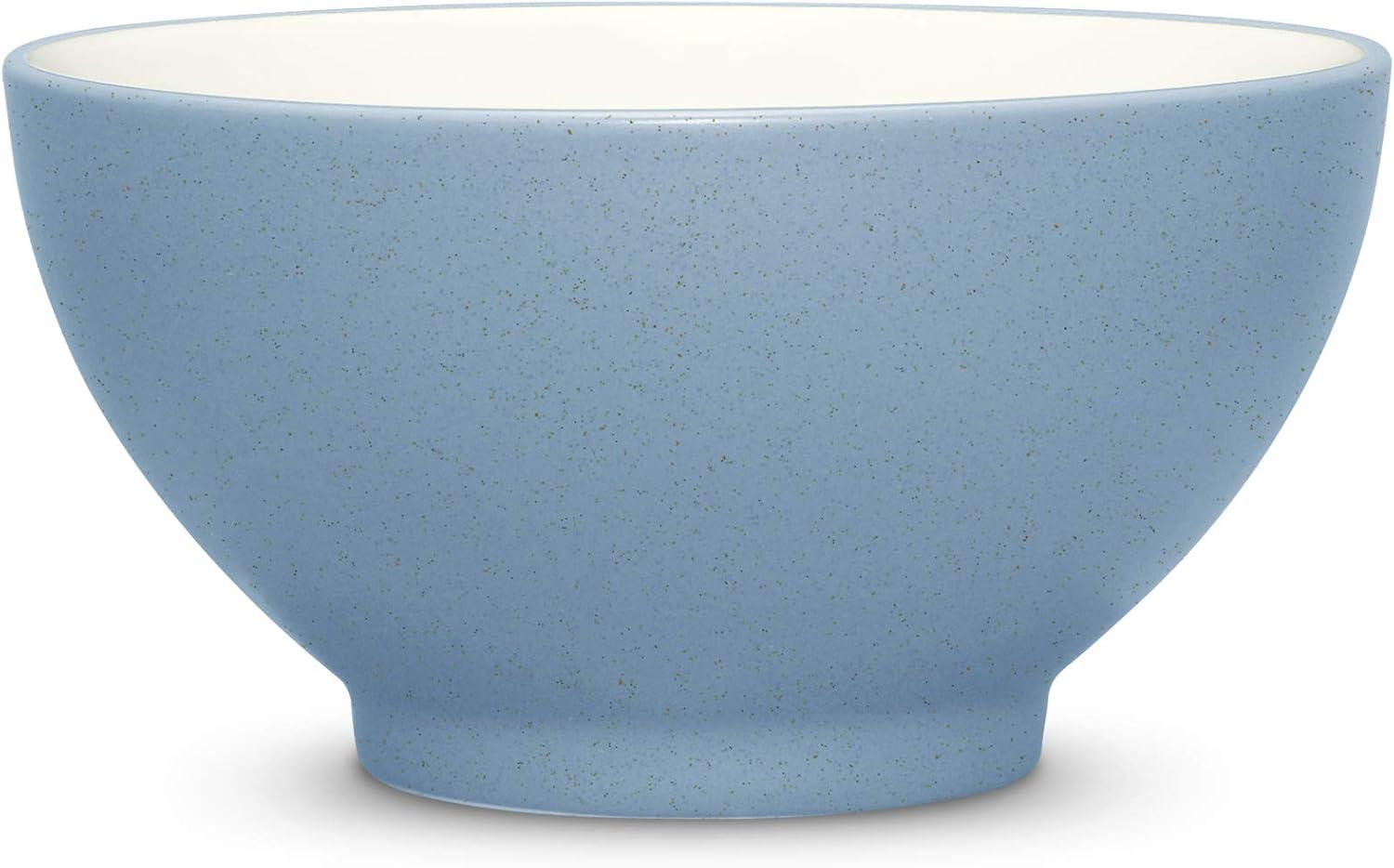 Ice Blue Ceramic Rice Bowls Set of 4