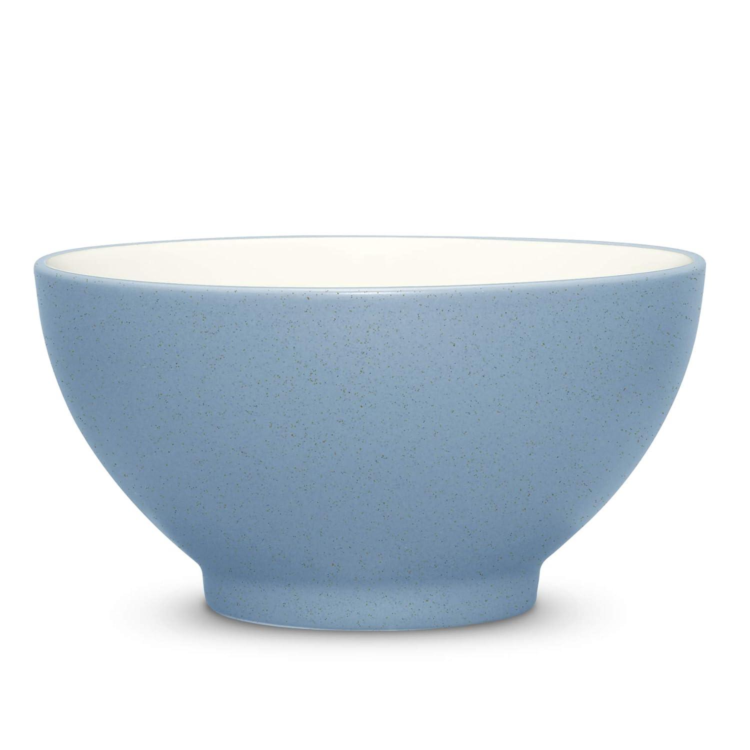 Ice Blue Ceramic Rice Bowls Set of 4
