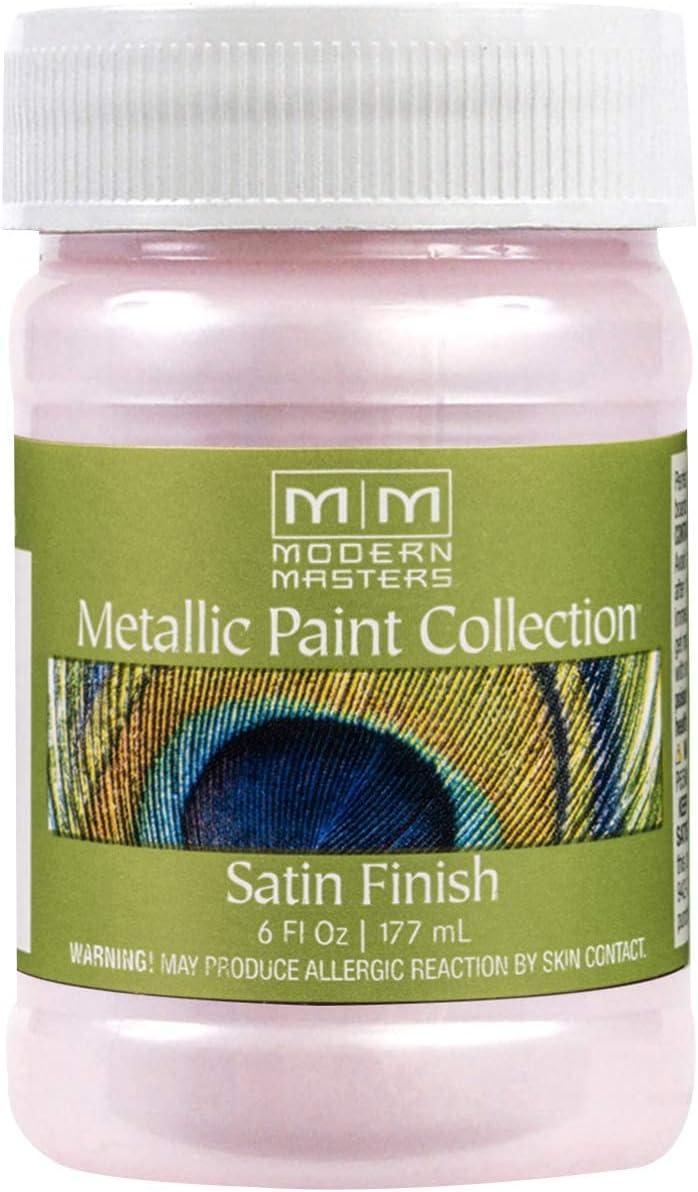 6 oz Modern Masters ME246 Rose Metallic Paint Collection Water-Based Decorative Metallic Paint