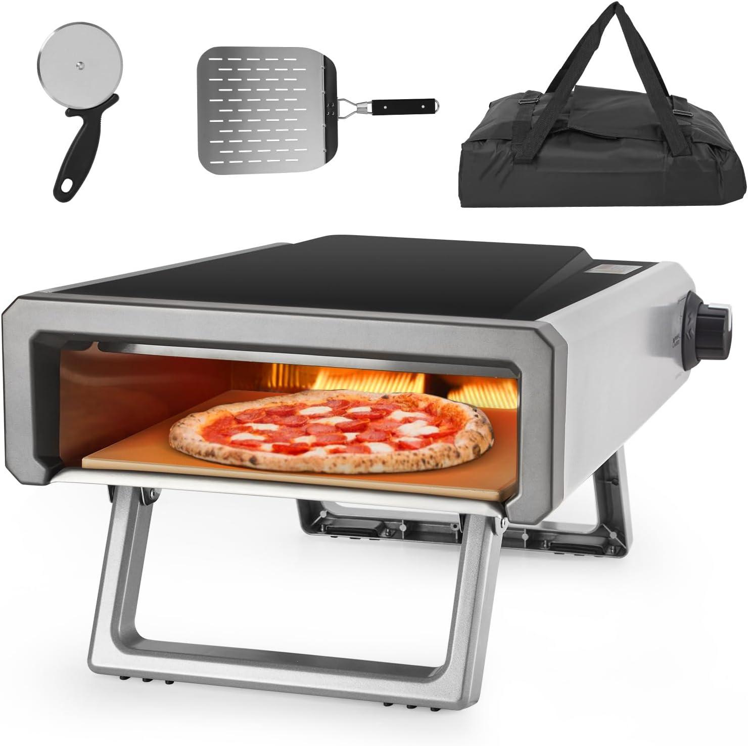 Portable Stainless Steel Gas Outdoor Pizza Oven with Accessories