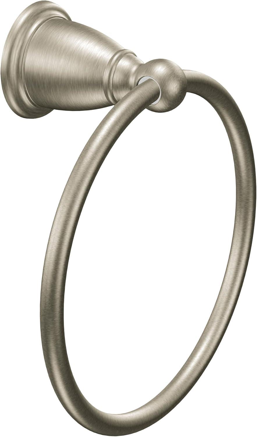 Brantford Brushed Nickel Wall Mounted Towel Ring