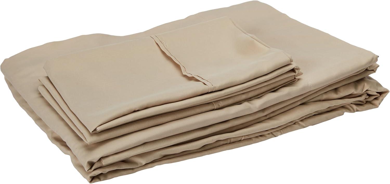 Sweet Home Collection All Season Bed-in-A-Bag 5pc/7pc Solid Color Comforter & Sheet Set Ultra Soft Bedding by Sweet Home Collection