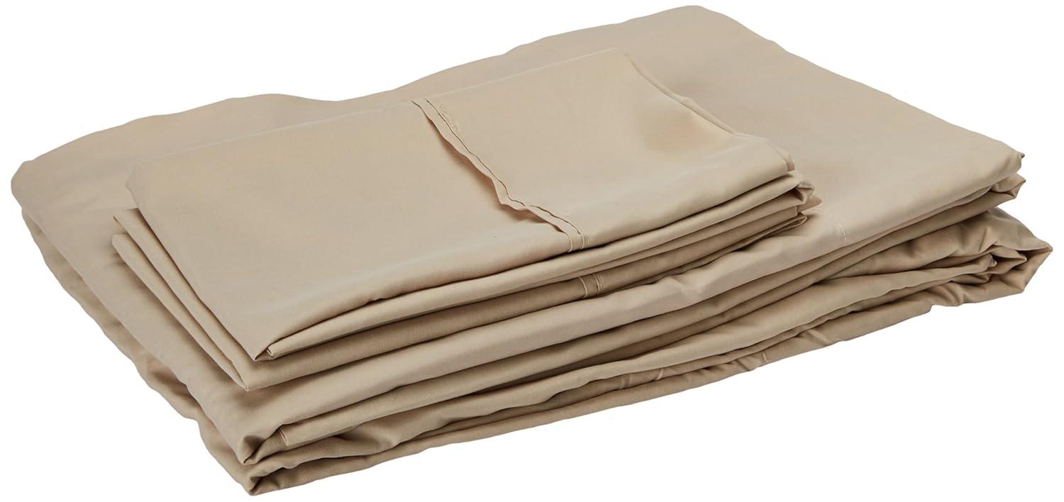 Sweet Home Collection All Season Bed-in-A-Bag 5pc/7pc Solid Color Comforter & Sheet Set Ultra Soft Bedding by Sweet Home Collection
