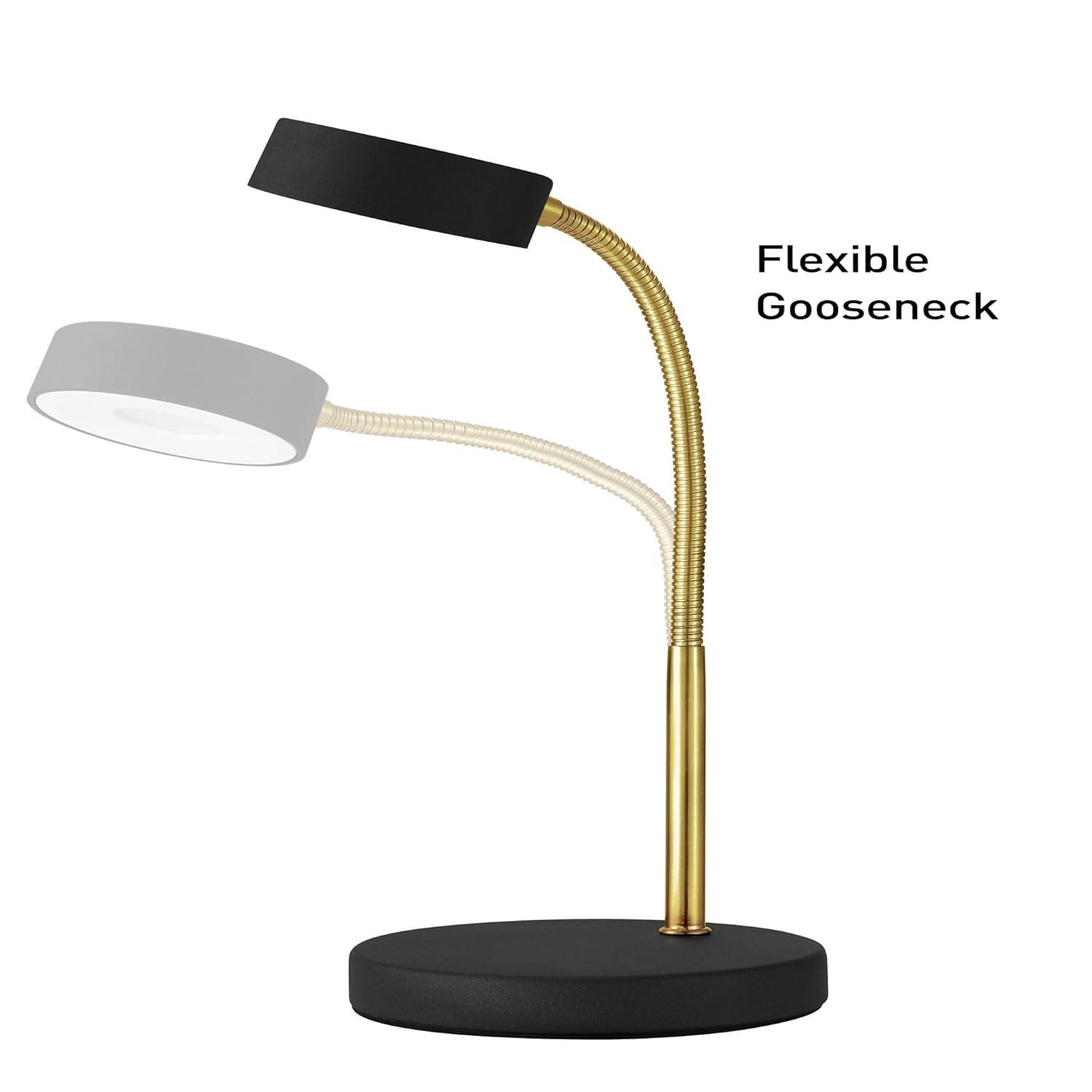 Globe Electric 5 Watt Matte Black Energy Star Integrated LED Desk Lamp