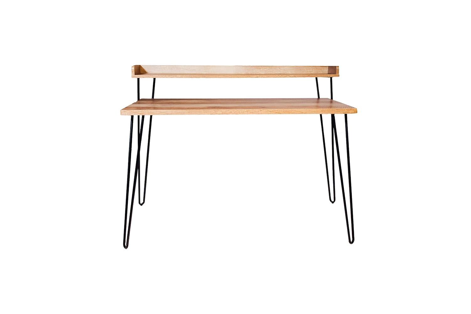 OneSpace Avalon Simple Computer Desk, Classic Oak, Model: 50-2003CO