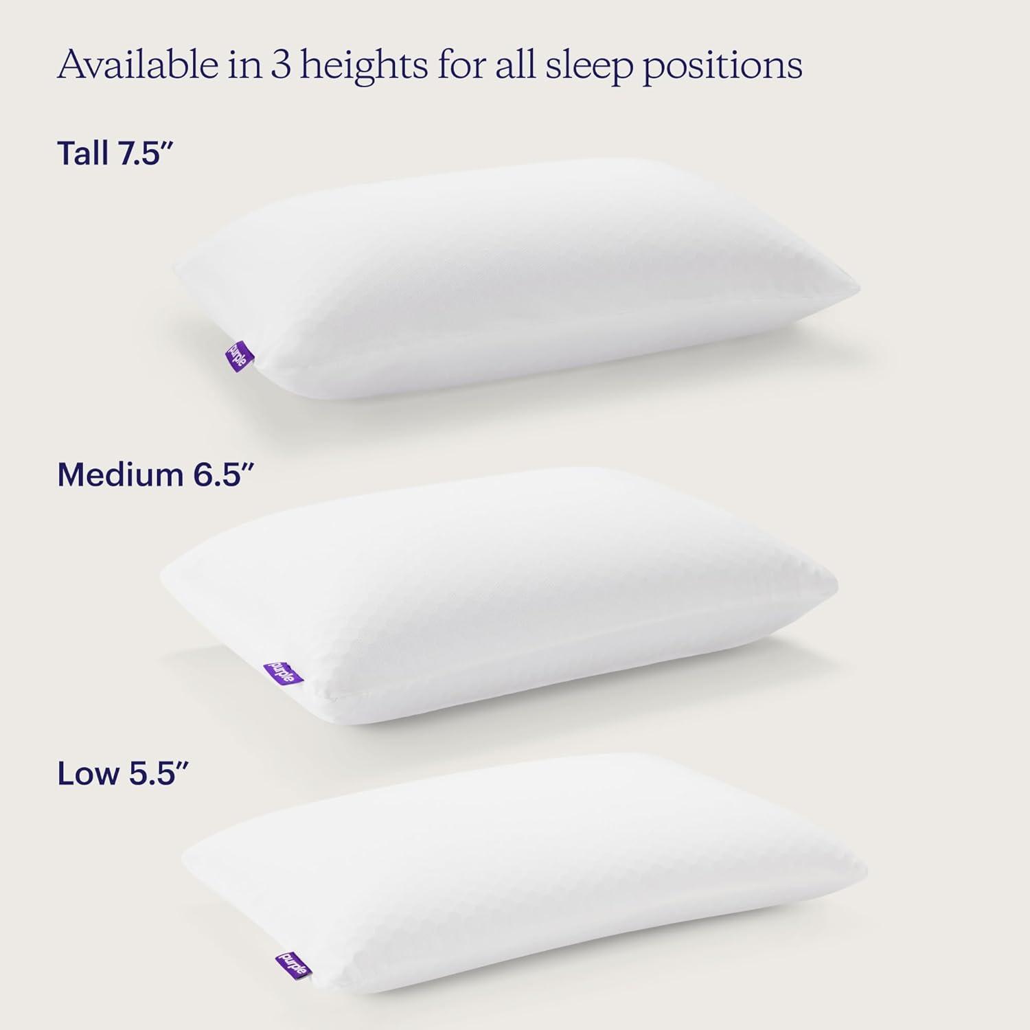 White Hypoallergenic Talalay Latex Foam Pillow with Cooling Technology