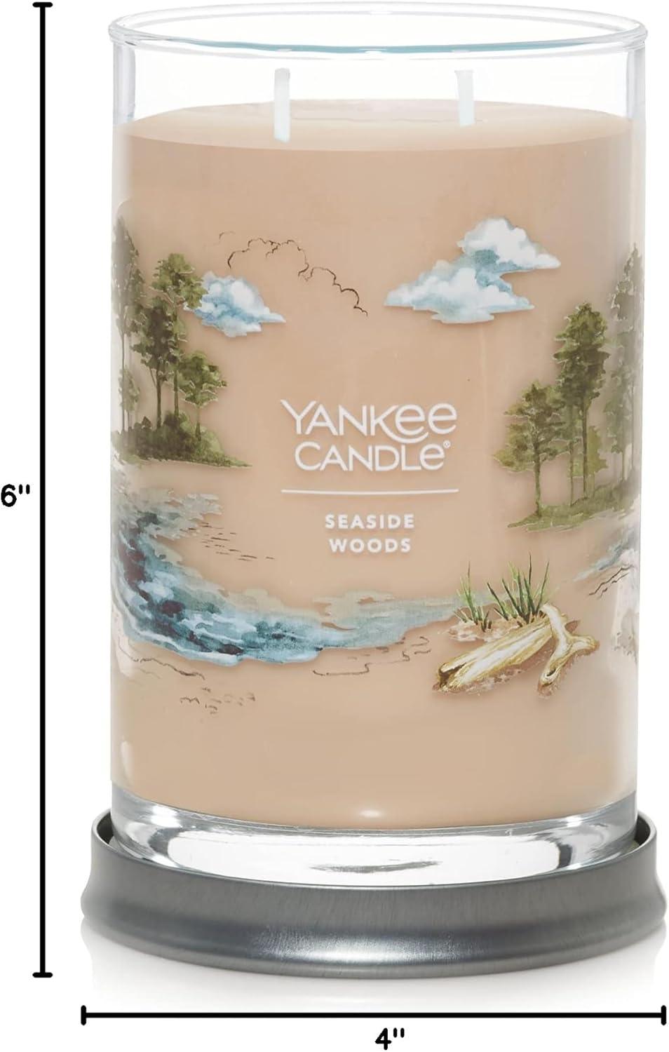 Yankee Candle Signature Large 2-Wick Candle, Seaside Woods, 20 oz