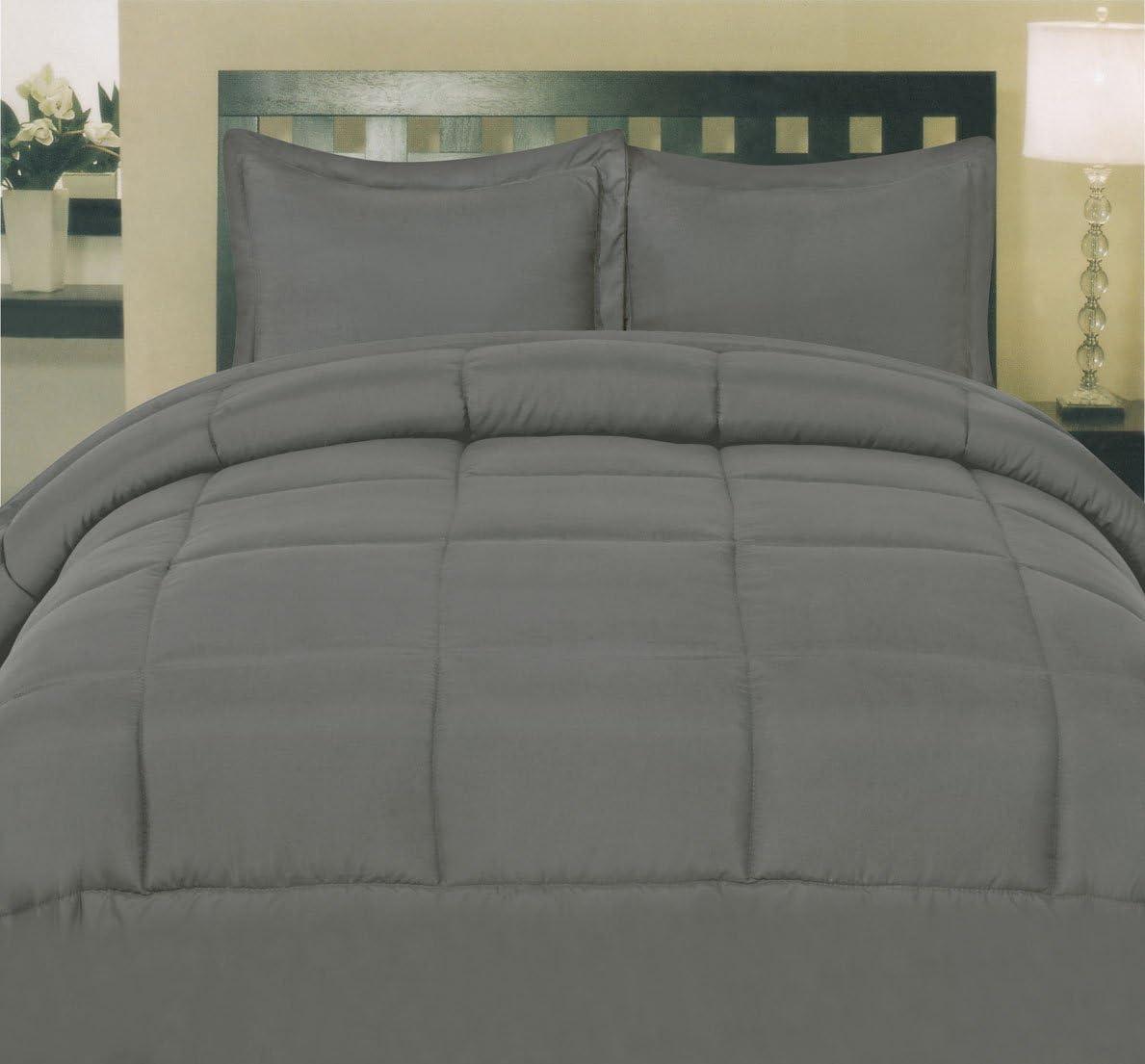 All Season Bed-in-A-Bag Solid Color Comforter & Sheet Set Ultra Soft Bedding by Sweet Home Collection®