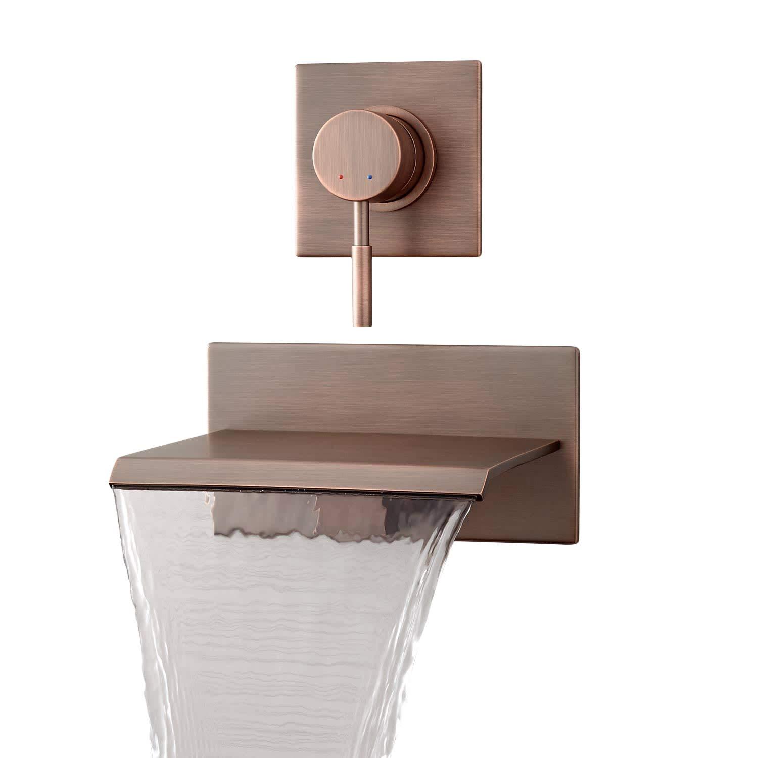 Lavelle Wall-Mount Waterfall Tub Faucet