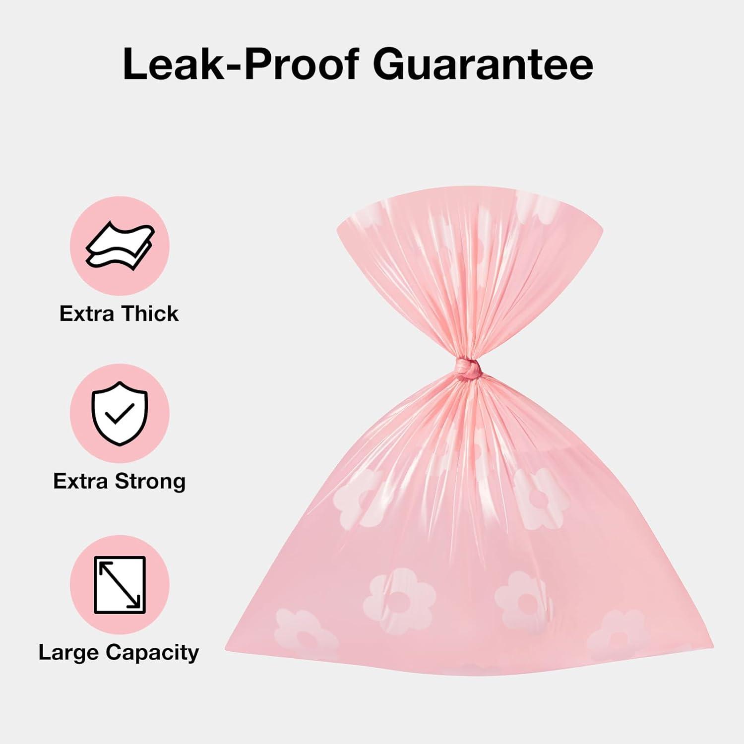 VETRESKA Dog Poop Bags Lavender Scented Pet Waste Bags Leak Proof & Extra Thick Waste Bags for Dog Walking and Cat Litter 300 Counts 20 Refill Rolls 9 * 13 inches C21