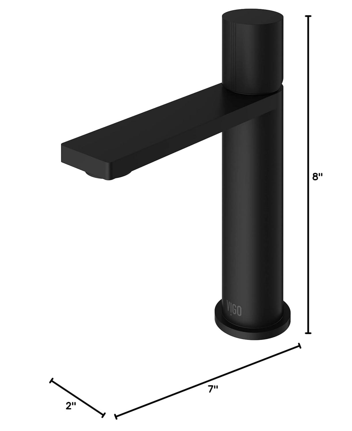 Halsey 7" H Single Handle Single Hole Bathroom Faucet