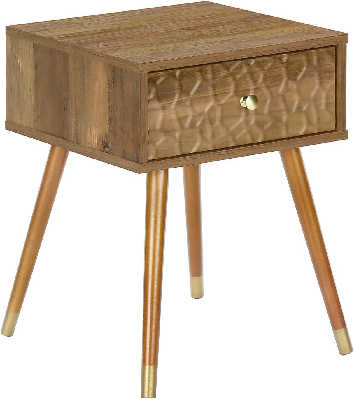 Monarch Specialties Accent Table, Side, End, Nightstand, Lamp, Living Room, Bedroom, Walnut Laminate