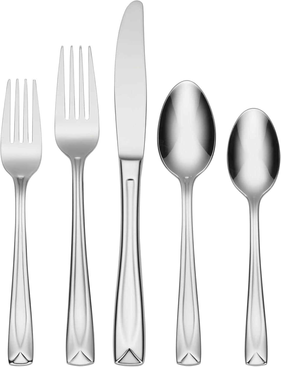 Oneida Lincoln 20-Piece Stainless Steel Flatware Set