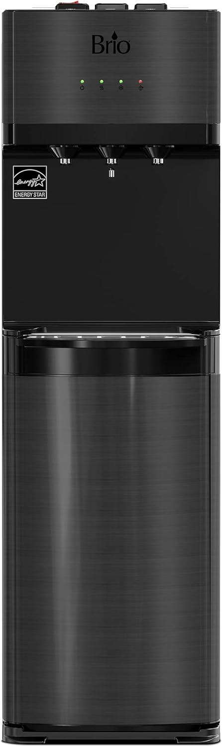 Brio Black 4-Stage Bottle-Less Tri-Temperature Water Cooler