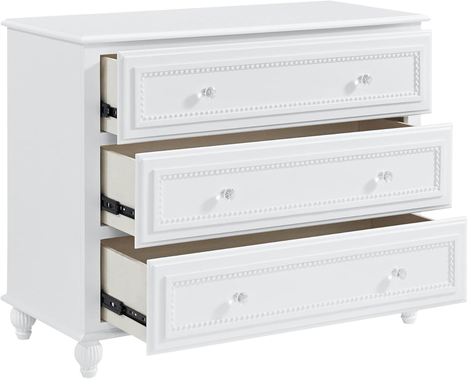 Oxford Baby Briella 3-Drawer Dresser - White