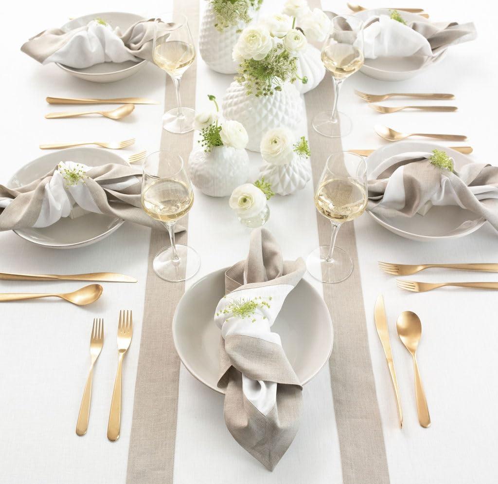 100% Pure Linen Table Runners