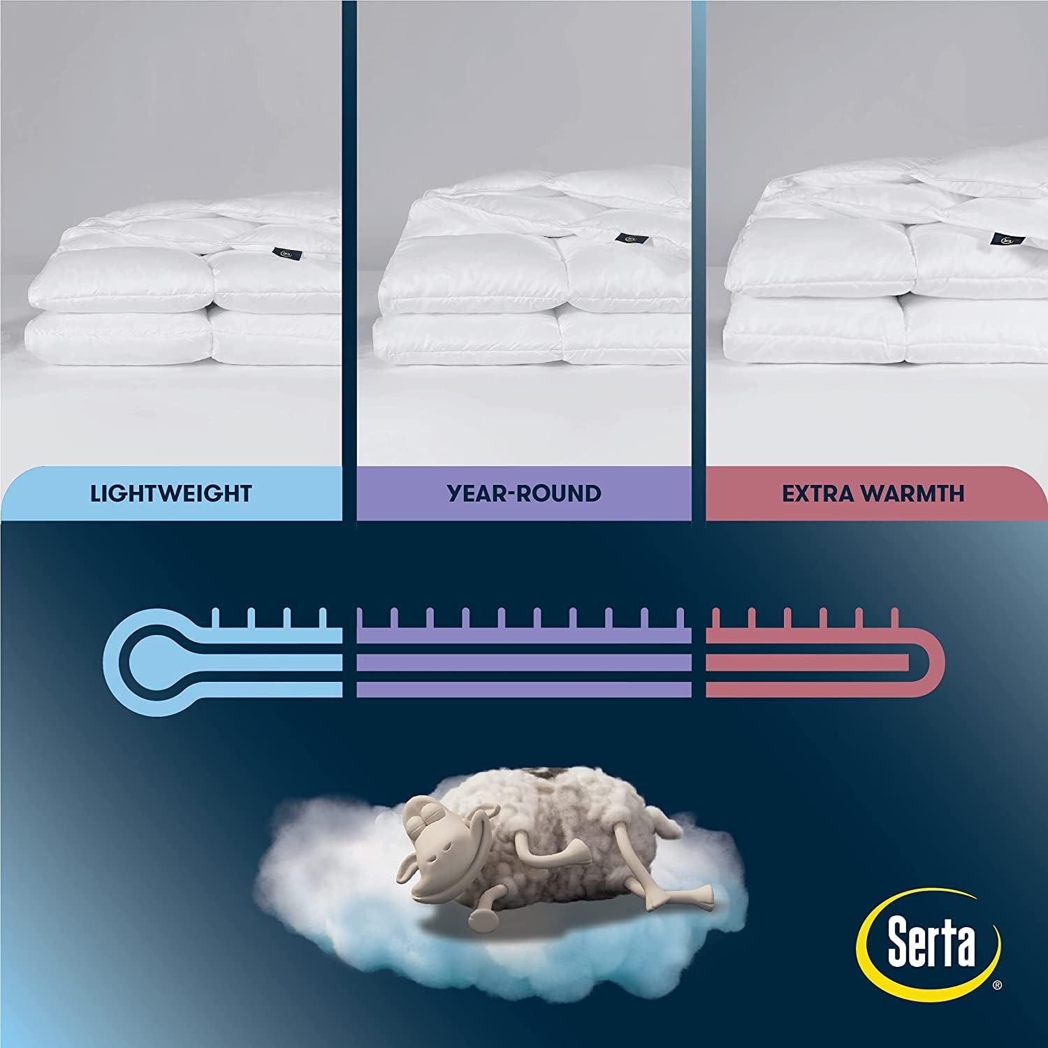 Down Illusion All Season Down Alternative Comforter - Serta