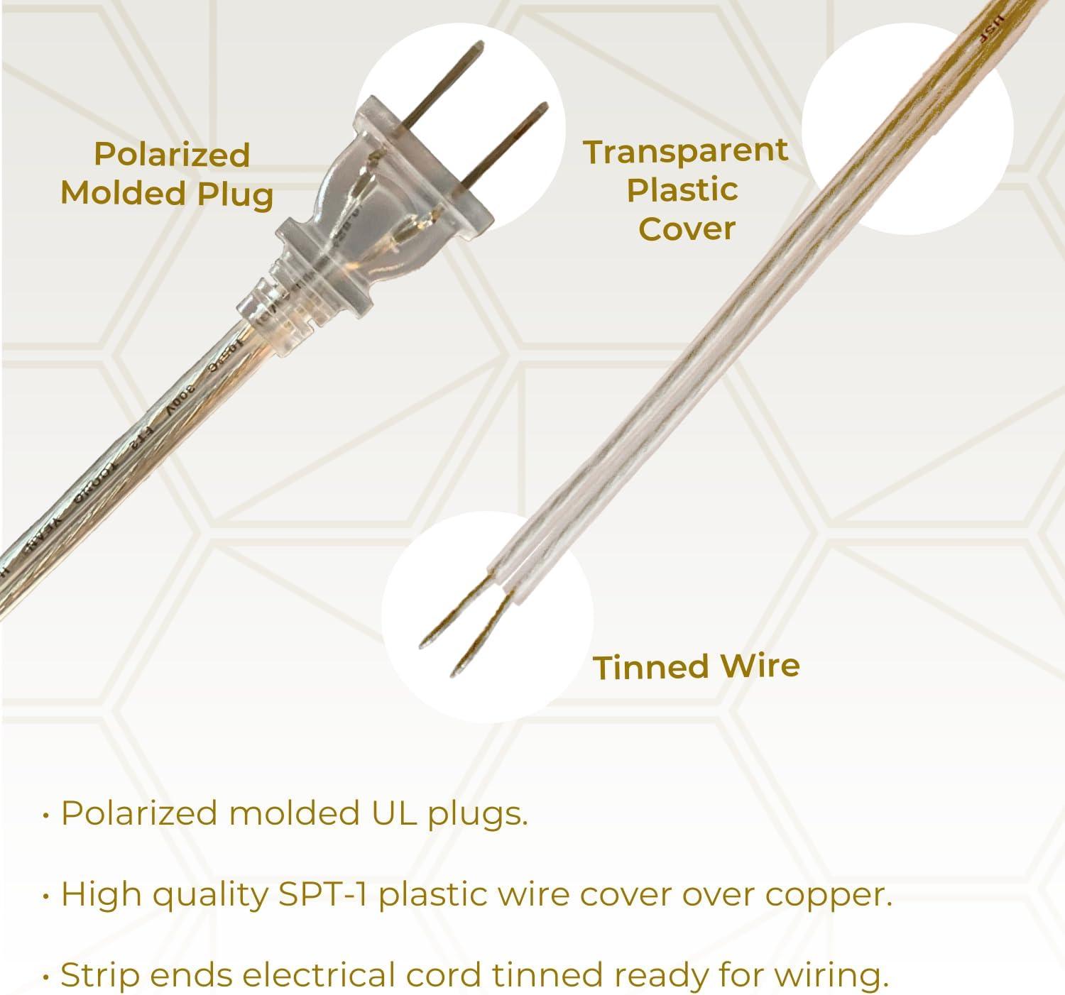 Inline Rotary Dimmer Replacement Lamp Cord