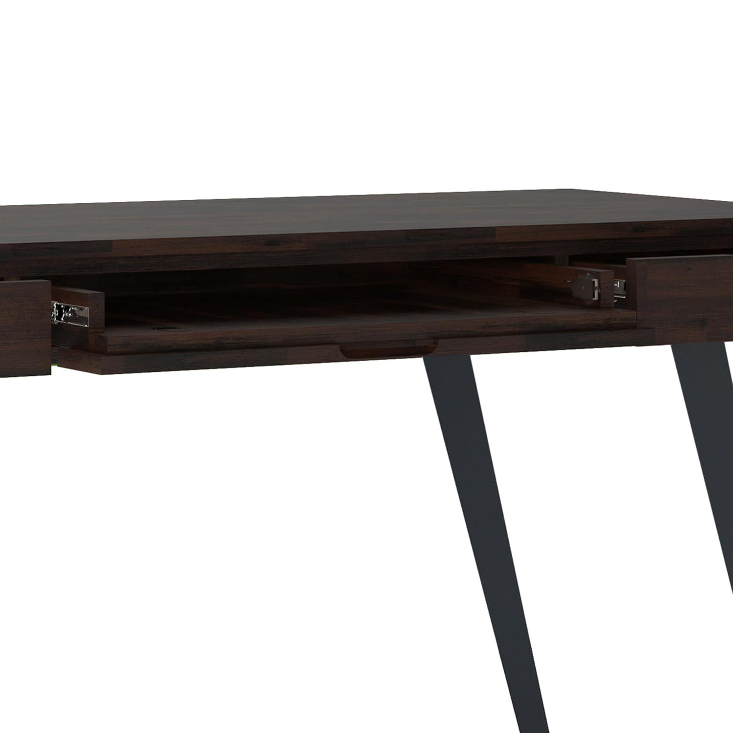 Simpli Home Lowry Solid Wood Desk