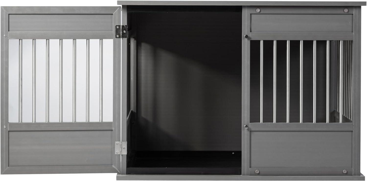 New Age Pet Horizon Pet Crate - ECOFLEX, Stainless Steel, Easy Access Door, 10-Year Warranty