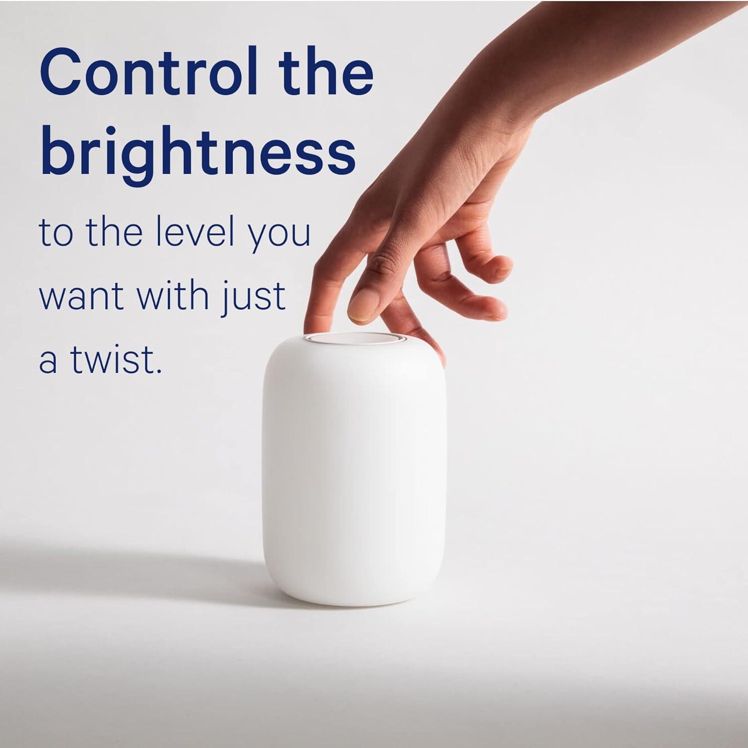 The Casper Glow Light Double Pack: Night Light, Touch Sensor, Smartphone App, Rechargeable, UPC 192472020942