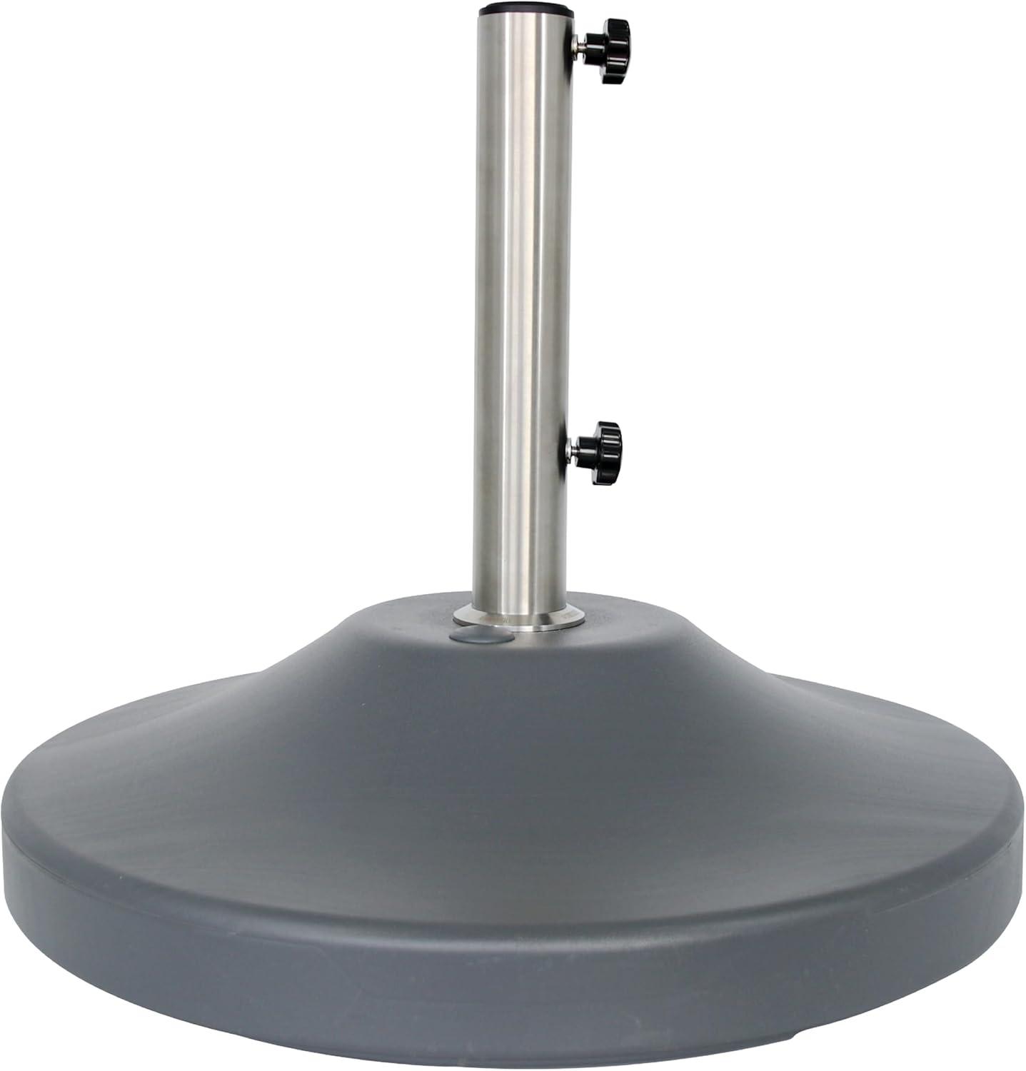 US Weight Fillable Heavy Duty Free Standing Umbrella Base - Grey