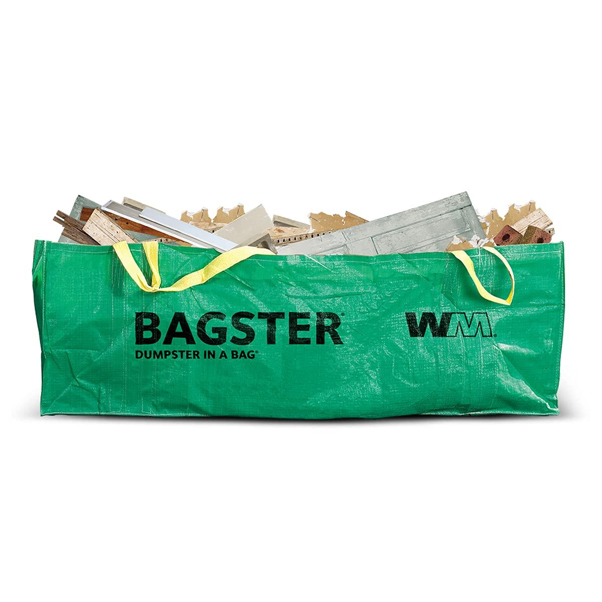 Waste Management Bagster Dumpster in a Bag Green