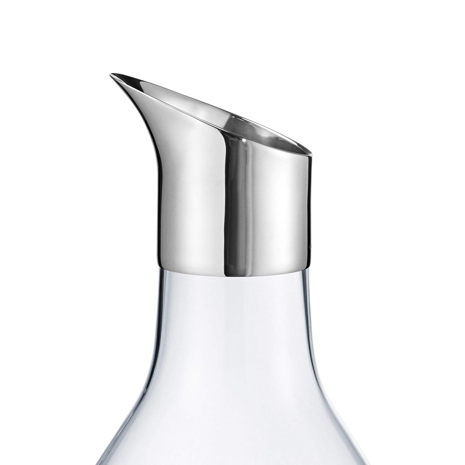 Georg Jensen Sky Water Glass and Stainless Steel 50.72 oz. Carafe | Wayfair