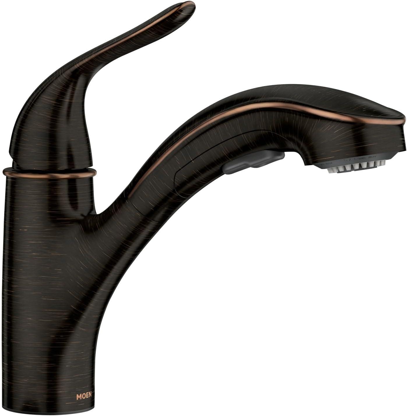 Moen Brecklyn Single-Handle Pull-Out Sprayer Kitchen Faucet with Power Clean Technology