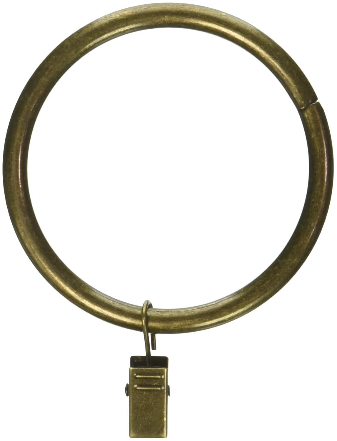 Symple Stuff Benham Steel Curtain Rings (Set of 10)