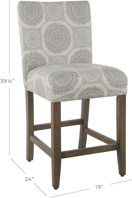 24" Upholstered Counter Height Barstool - HomePop