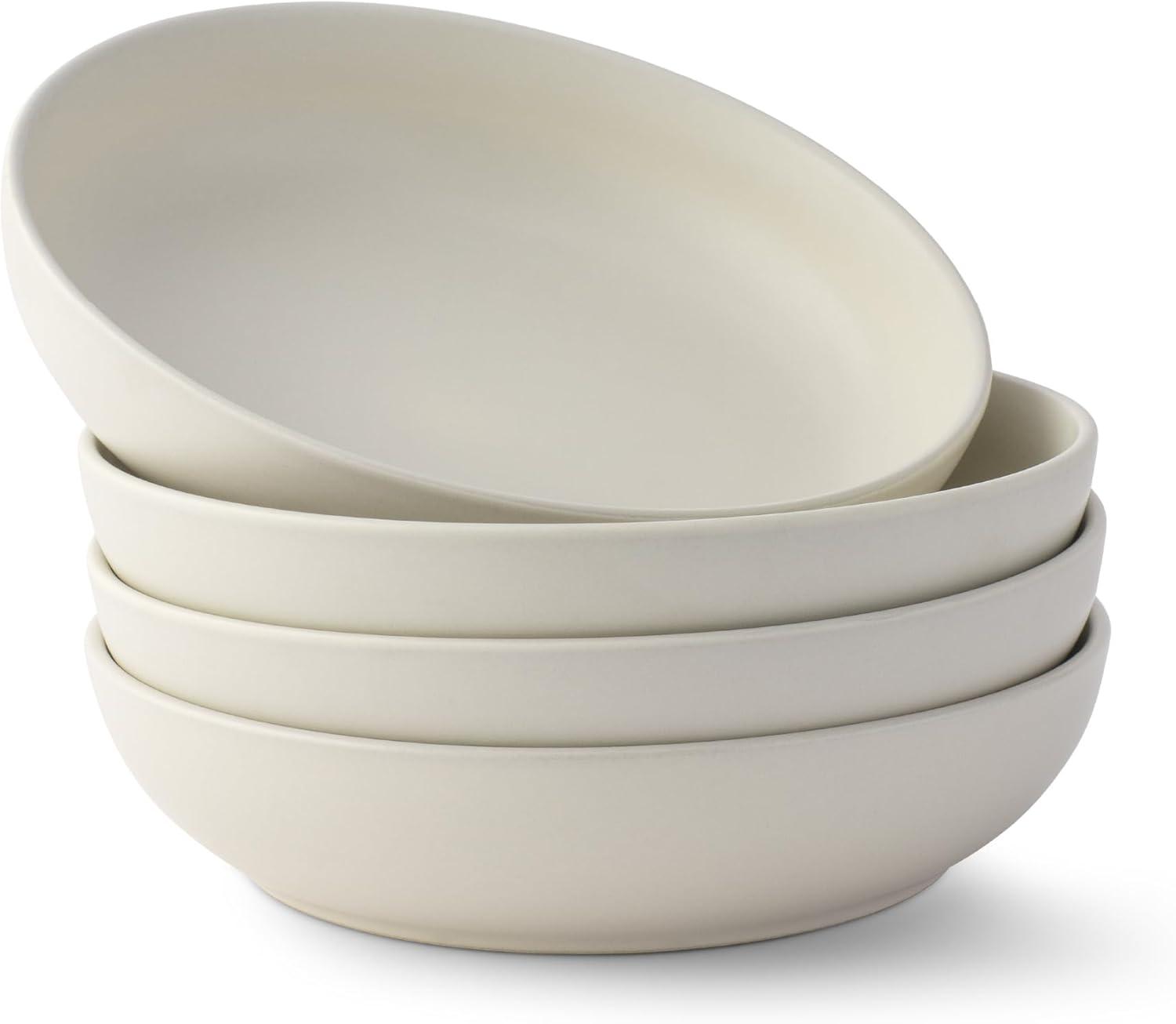 JoyJolt JoyJolt Mesa 4pc Stoneware Pasta Bowl set, 40oz (Set of 4)