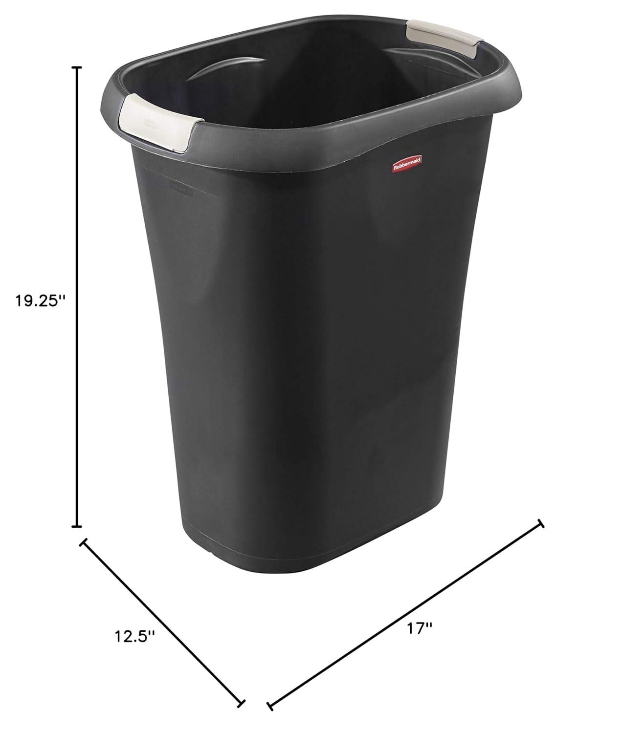 Rubbermaid Commercial Products Plastic Open Kitchen Trash Can - 8 Gallons