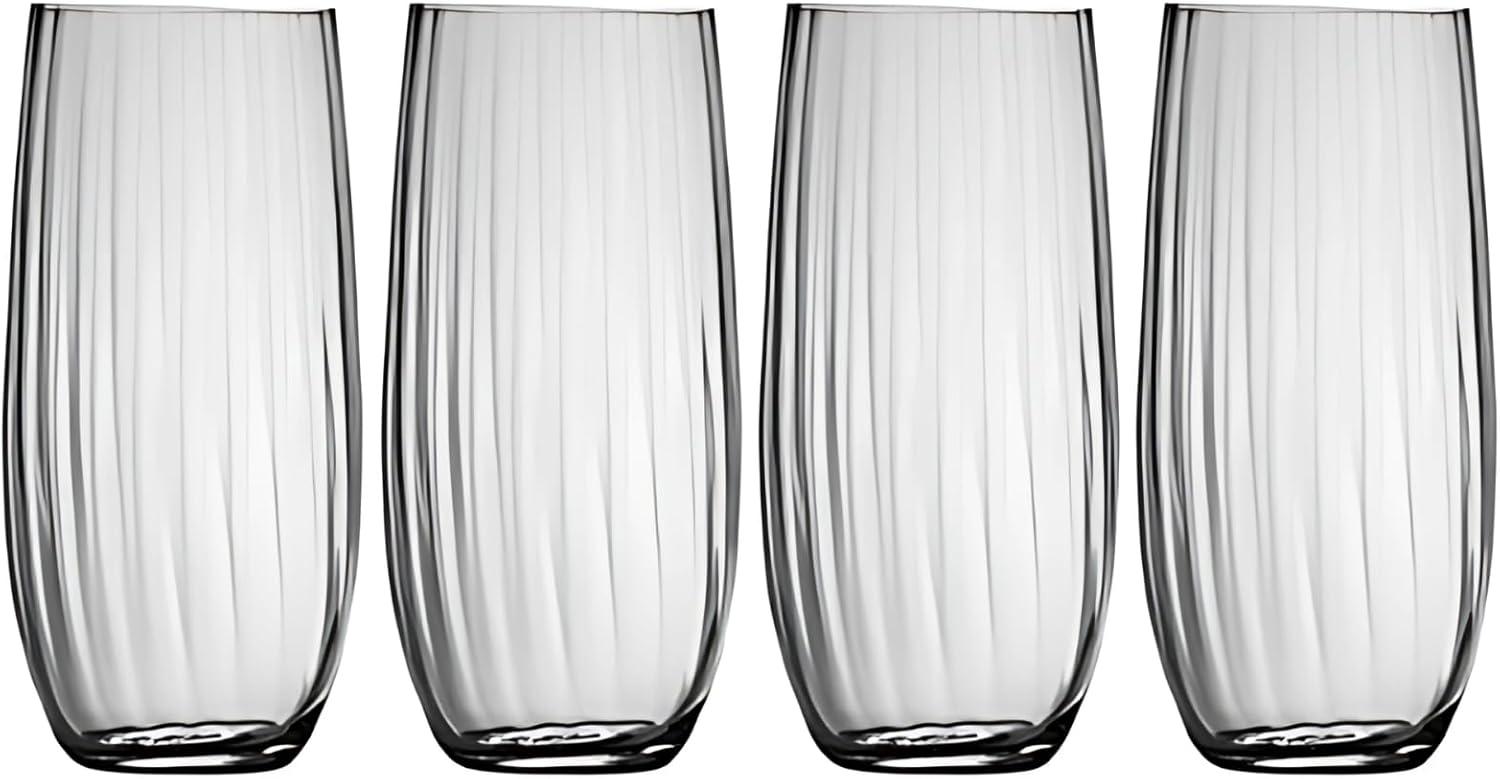 Galway Crystal Erne 14oz. Crystal Highball Glass Set