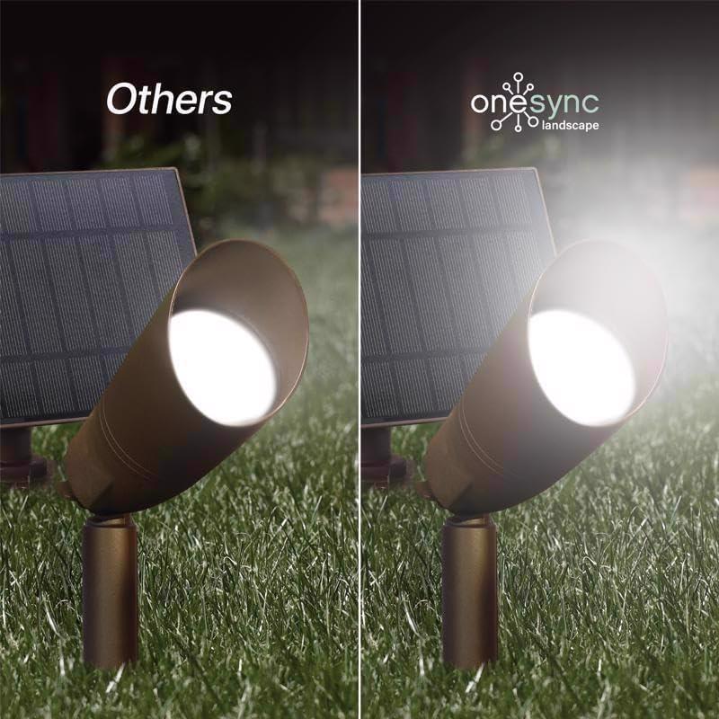 FeitElectric Feit OneSync Solar Powered 100 W LED Spot Light Kit 1 pk