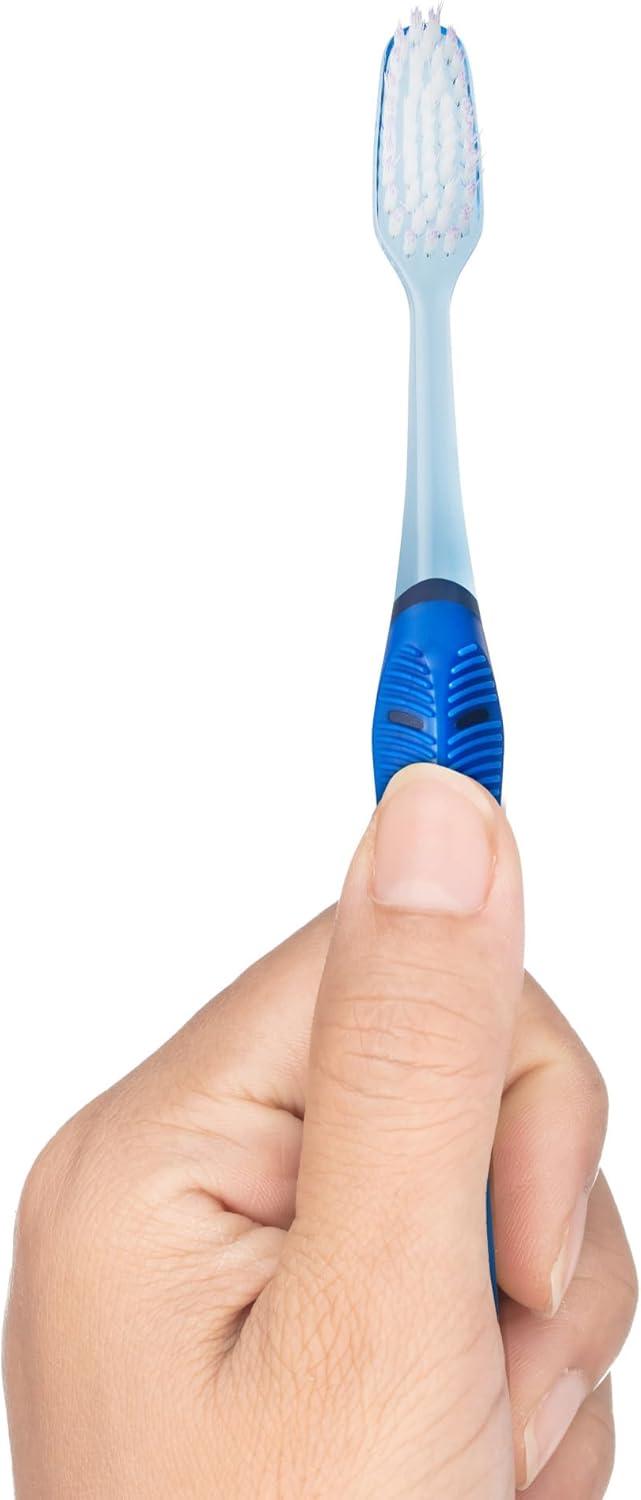 GUM Technique Deep Clean Toothbrush - Full Head - Soft Toothbrushes for Adults -Soft, Ultra Fine Tapered Bristles, Recommended by Dental Professionals, 2 Count