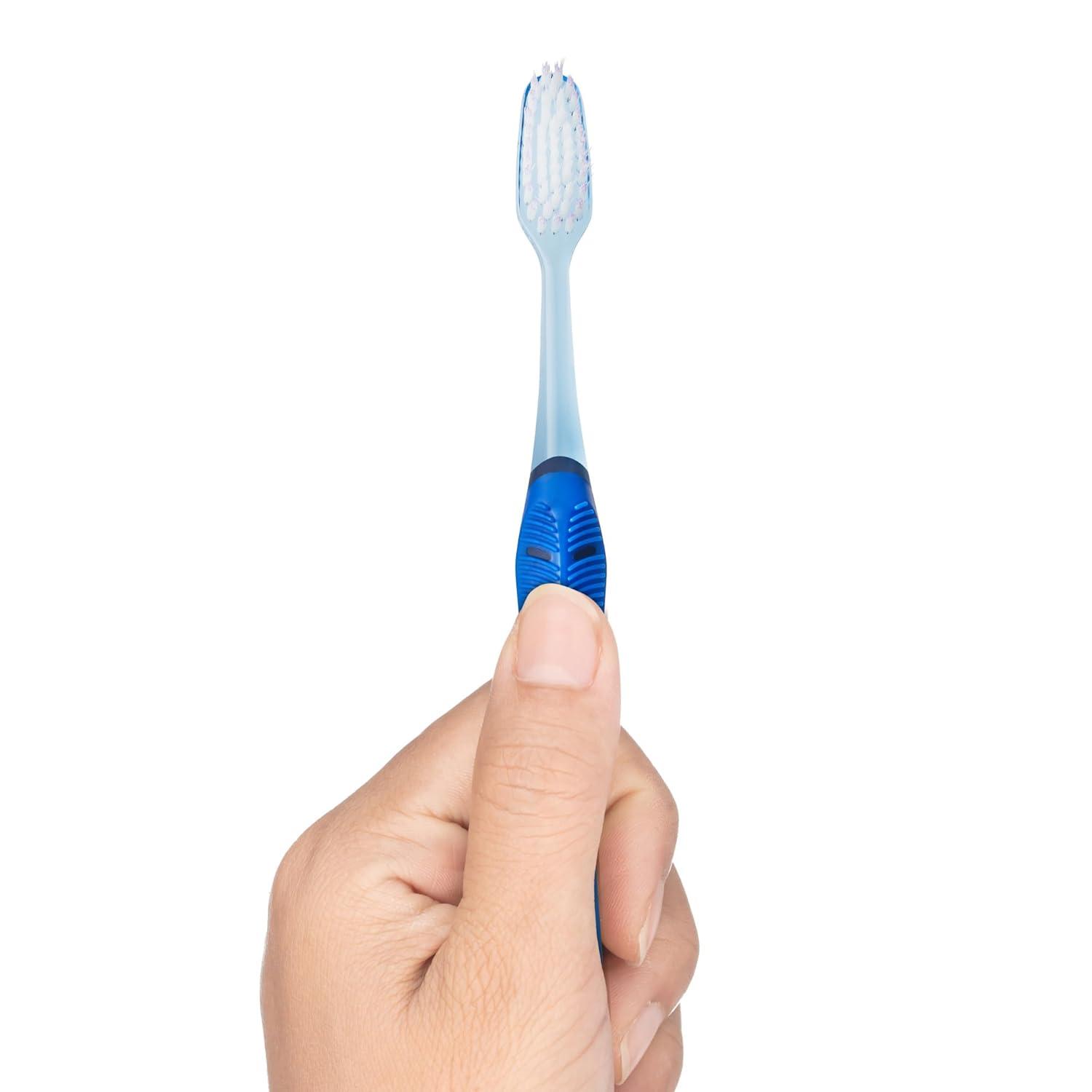 GUM Technique Deep Clean Toothbrush - Full Head - Soft Toothbrushes for Adults -Soft, Ultra Fine Tapered Bristles, Recommended by Dental Professionals, 2 Count