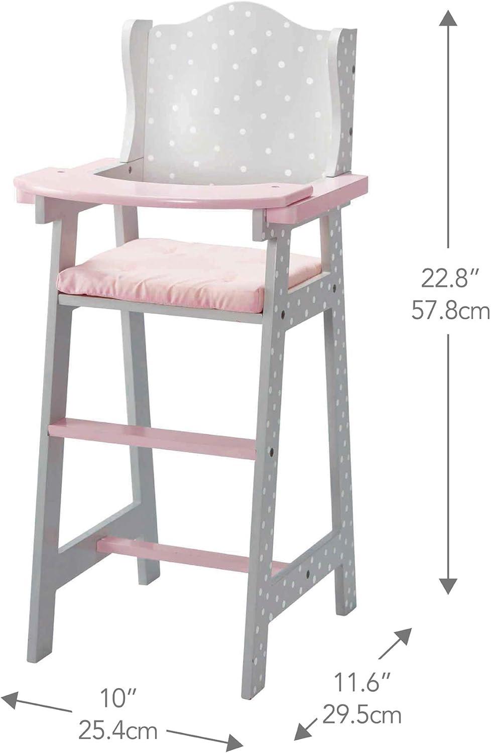 Olivia's Little World Olivia's Little World Wooden Baby Doll High Chair