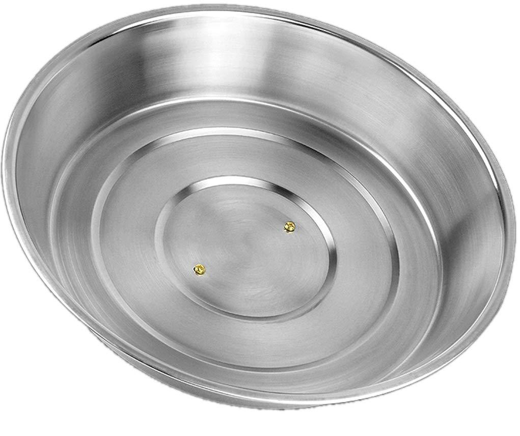 Compact 12-Inch Stainless Steel Round Basting Cover