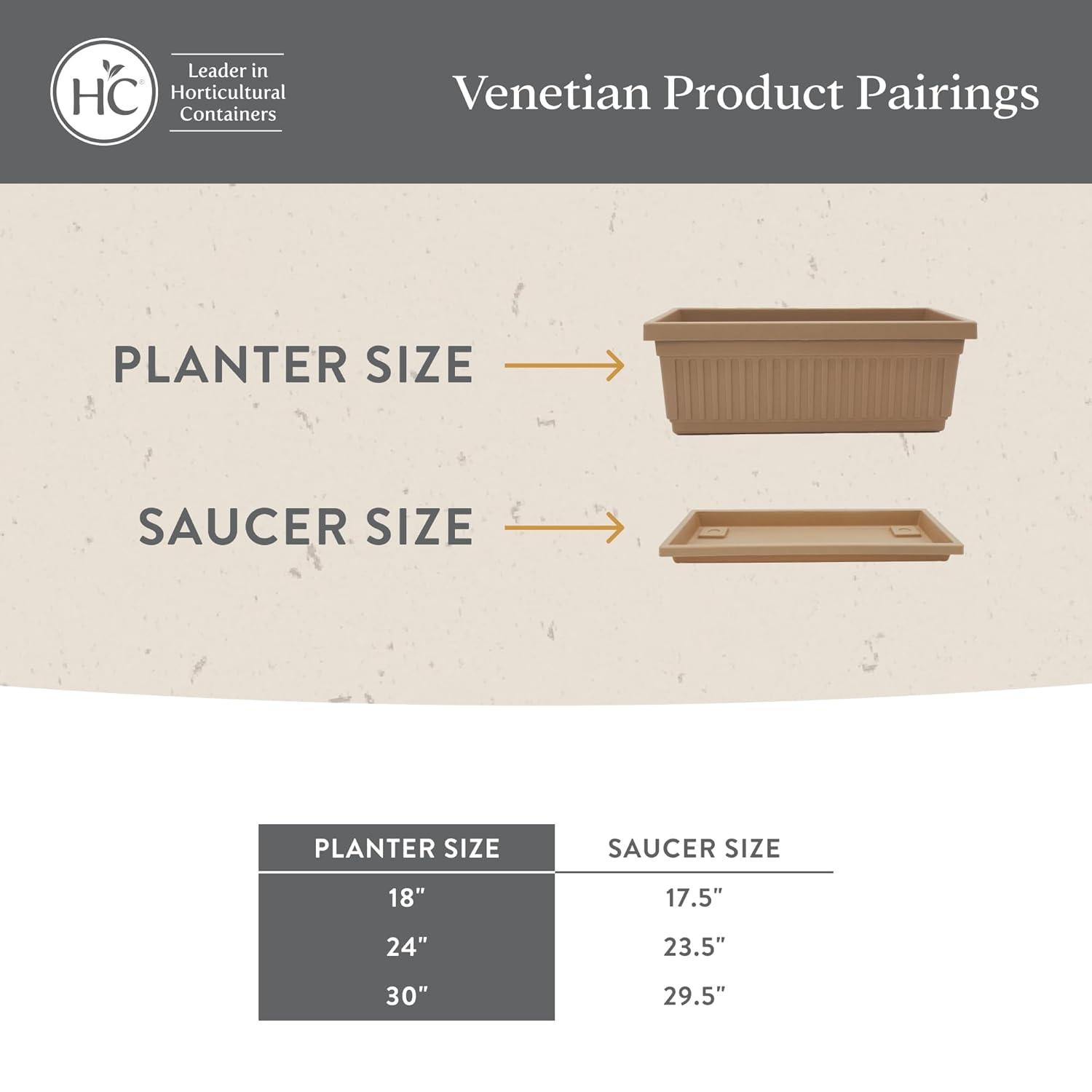 Terra Cotta Rectangular Lightweight Plastic Plant Tray