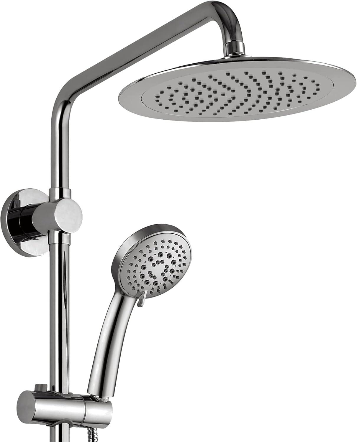 Seabreeze 1.8 GPM Rain Shower Head with Handshower