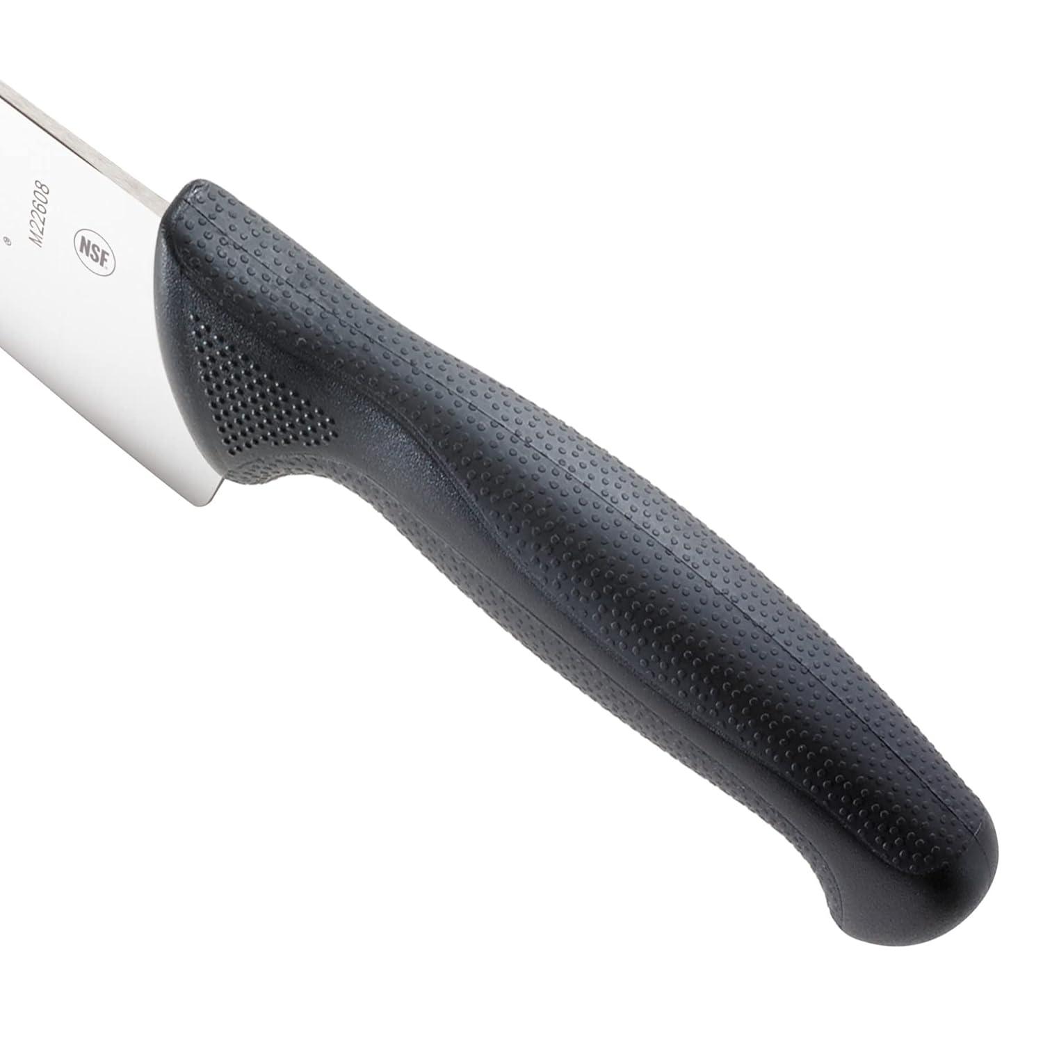 Mercer Culinary Millennia 8" Steel Chef's Knife, Black